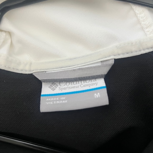 Colombia Black & White Windbreaker Jacket - Medium - Picture 6 of 6